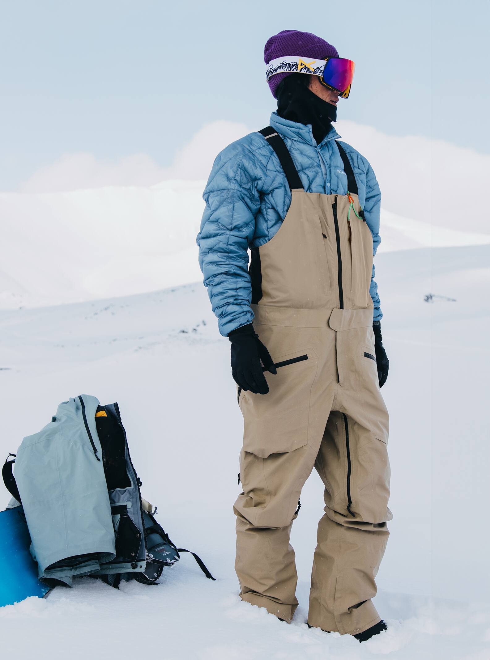 Men's Burton [ak] Freebird GORE‑TEX 3L Stretch Bibs | Burton.com
