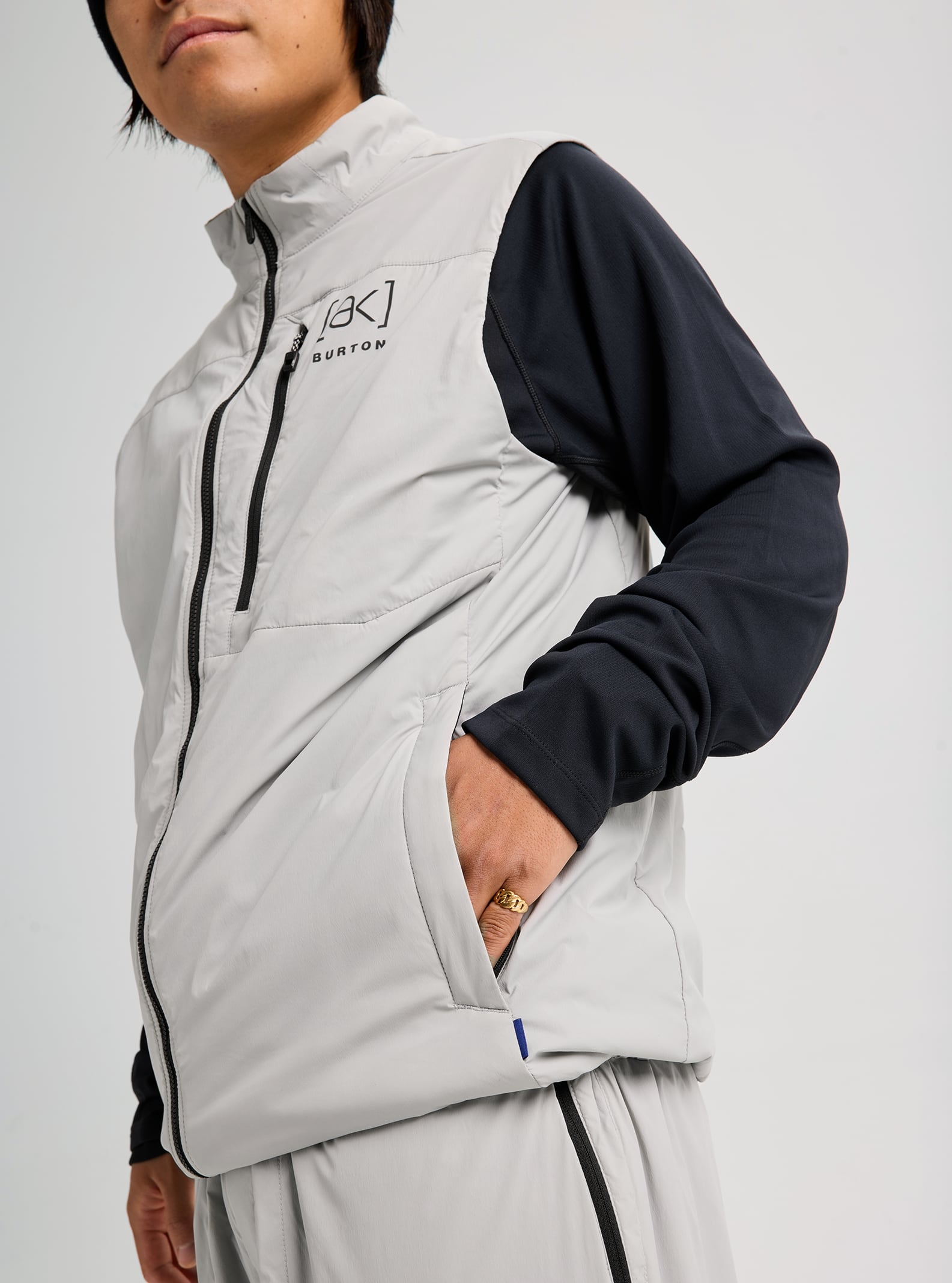 メンズ Burton [ak] ヘリウム Fragment ベスト | ミッドレイヤー