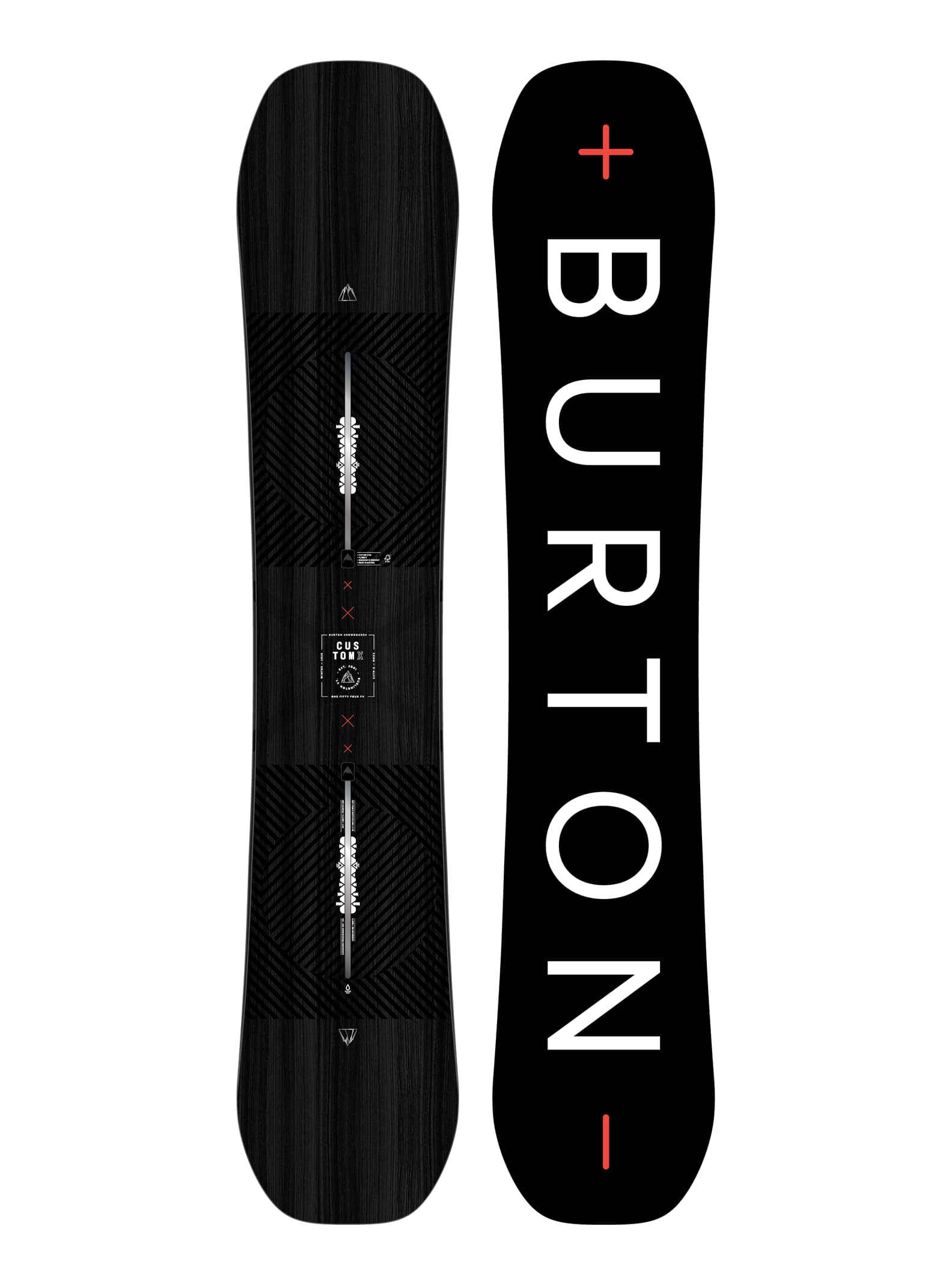 BURTON / CUSTOM FLYING V スノーボード/154cm/--/BLK/CUSTOM FLYING V