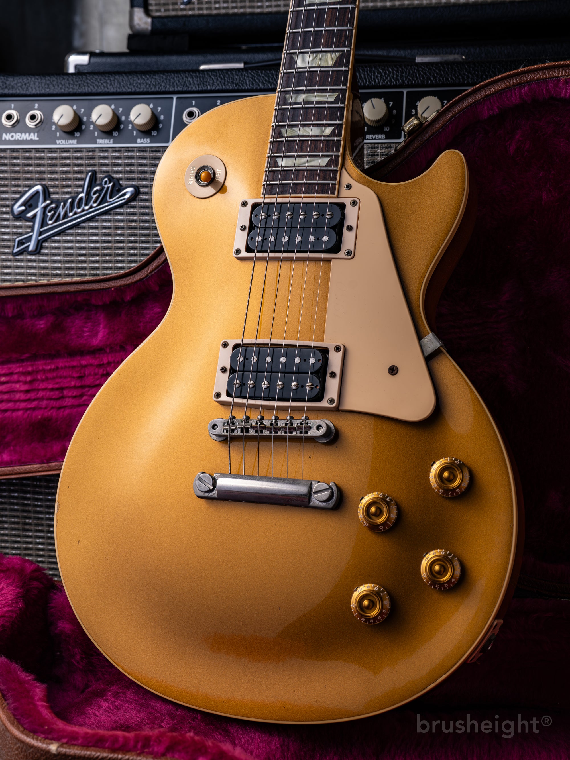 Gibson USA 1960 Les Paul Classic Gold Top 1998's – brusheight