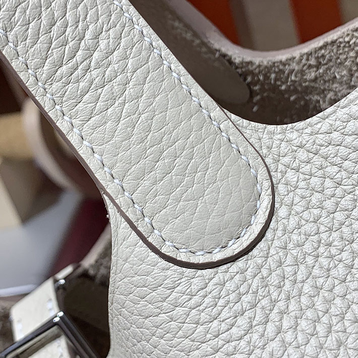 エルメス専門店 HERMES ピコタンロック MM クレ トゴ シルバー金具 K