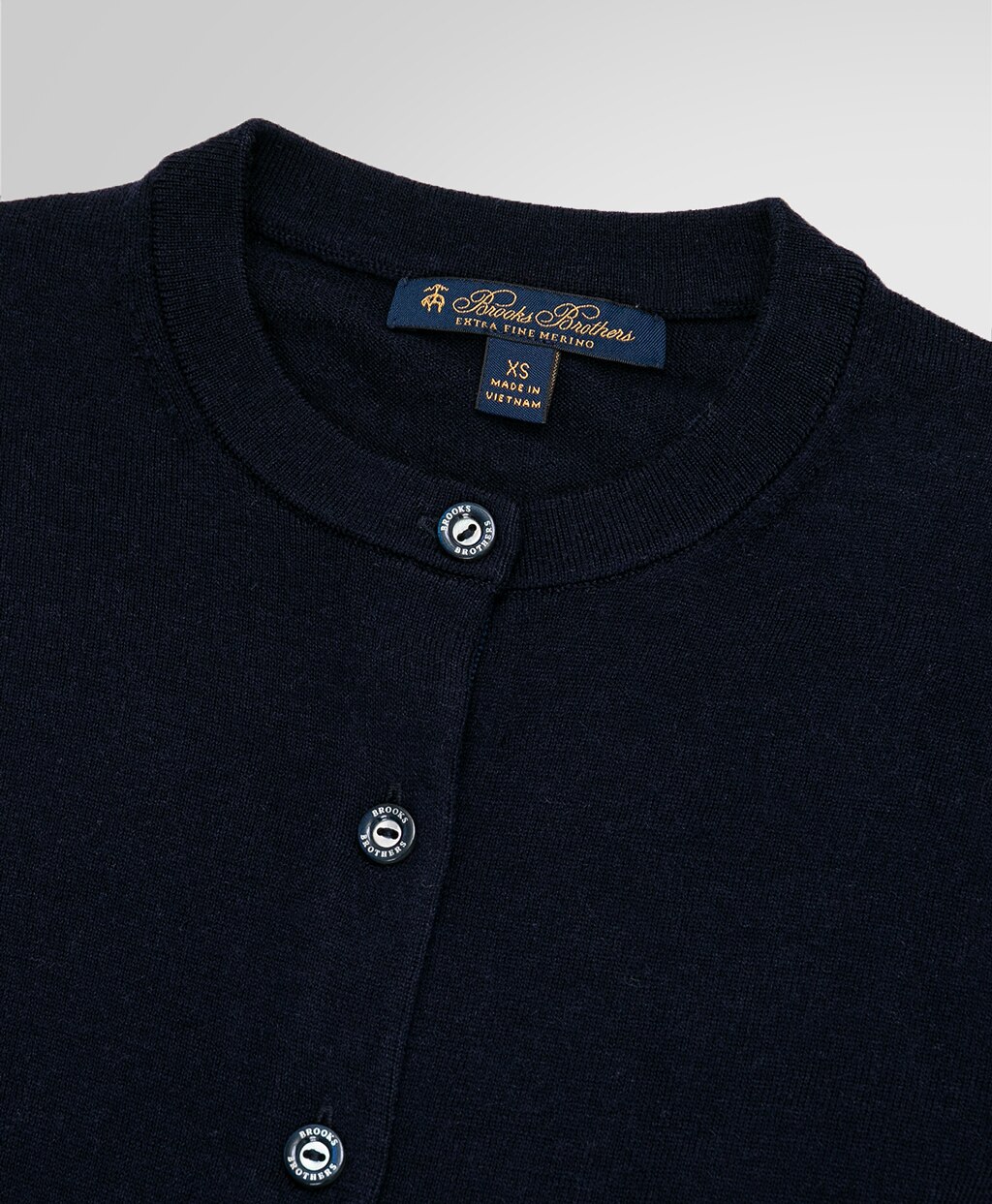 メリノウール クルーネックカーディガン | Brooks Brothers Japan