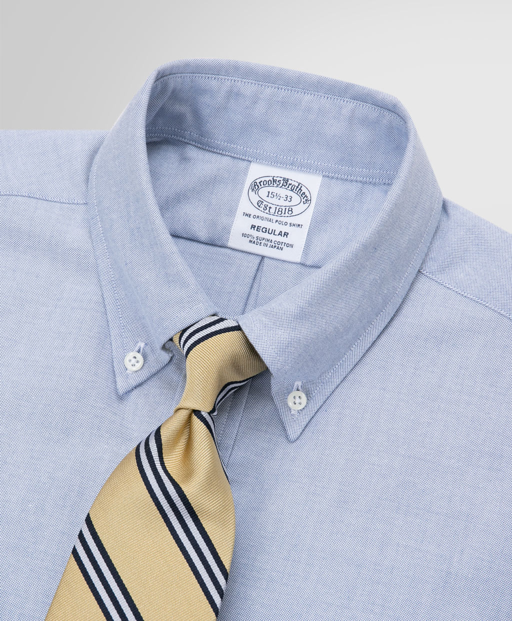 スーピマコットン オックスフォード ドレスシャツ Regular Fit