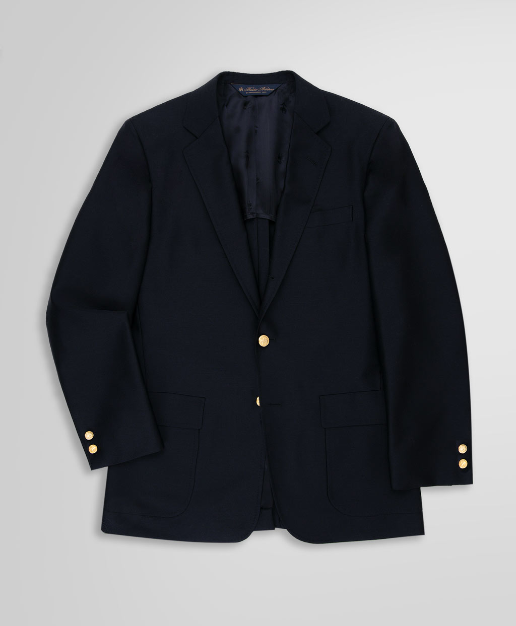 トロフィーモヘア/ミラクルクリンプウール 段返り3釦ブレザー