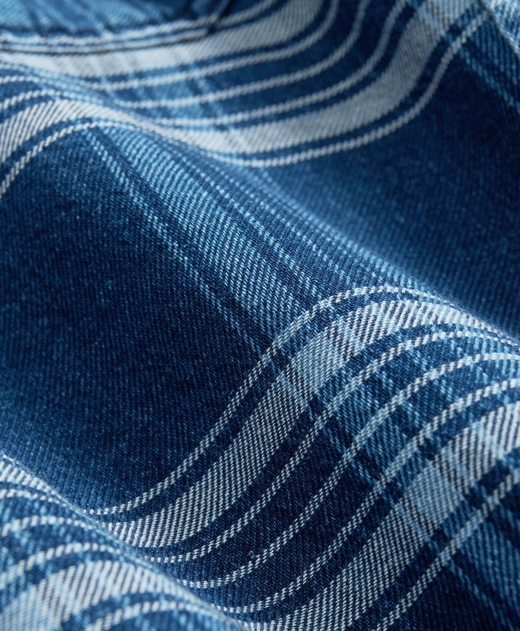 コットン インディゴ デニム ワークシャツ Regular Fit | Brooks