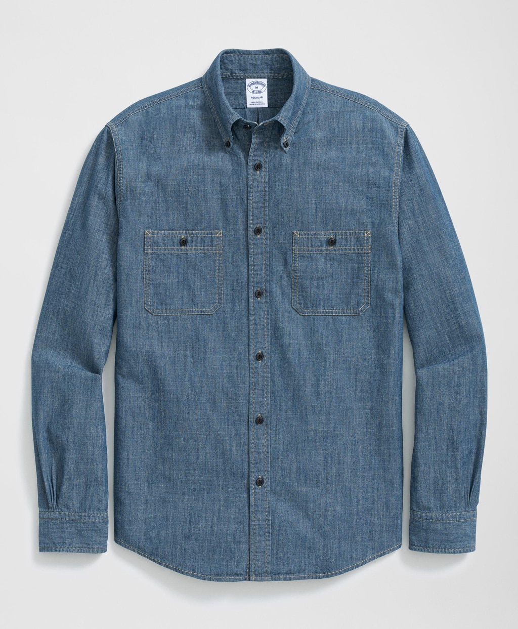 コットン アートスクール インディゴシャンブレーシャツ Regular Fit