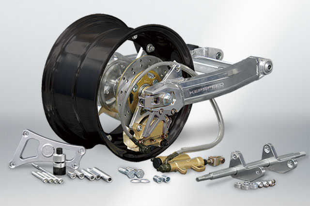 モンキー用10in5.5Jホイール付ワイドスイングアーム コンプリート