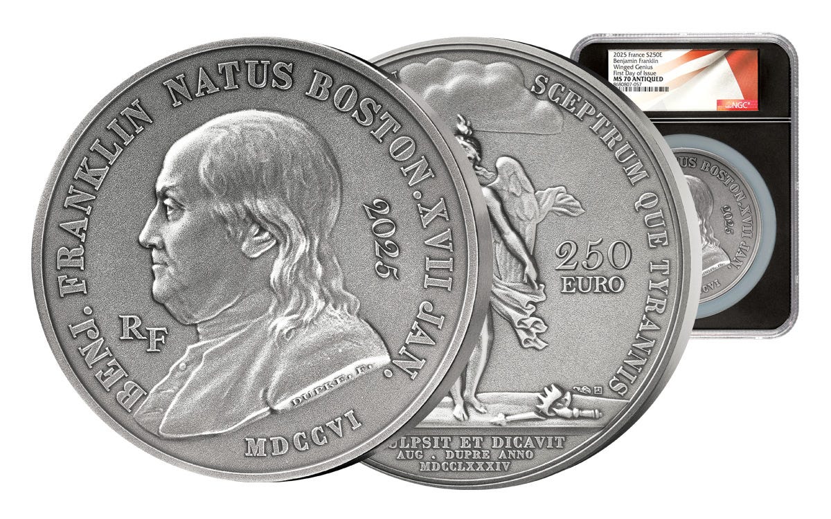 2024 France ‚¬50 5-oz Silver Liberty & Sower Proof NGC PF70UC FDI