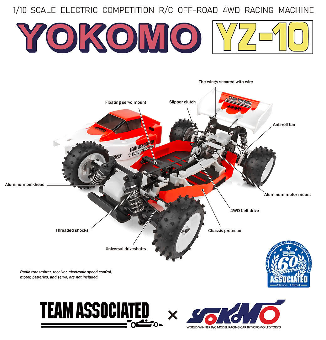 Team Associated Yokomo YZ10 Classic Kit, ASC-9064 – Go Fast Hobbies