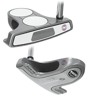 Odyssey White Steel 2-Ball Blade Putter | Golf Avenue