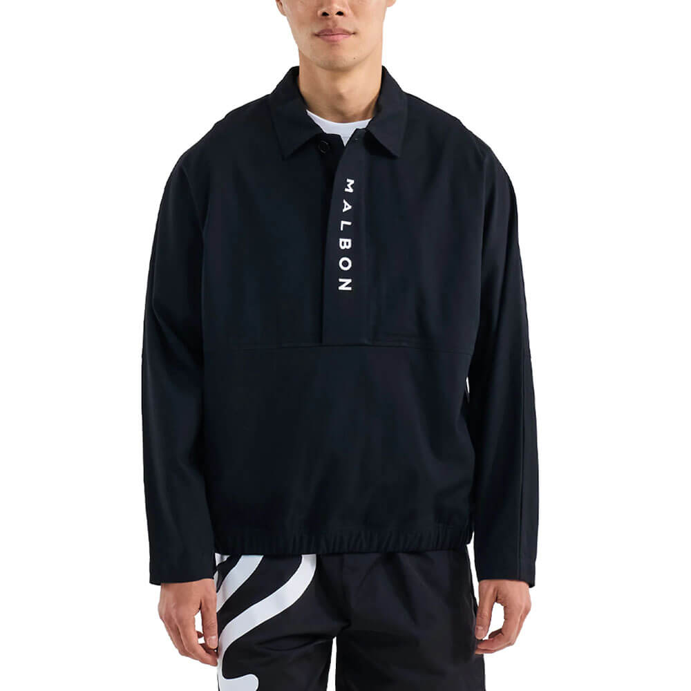 Malbon Club Golf Pullover Black - SS25 Men – Golfio
