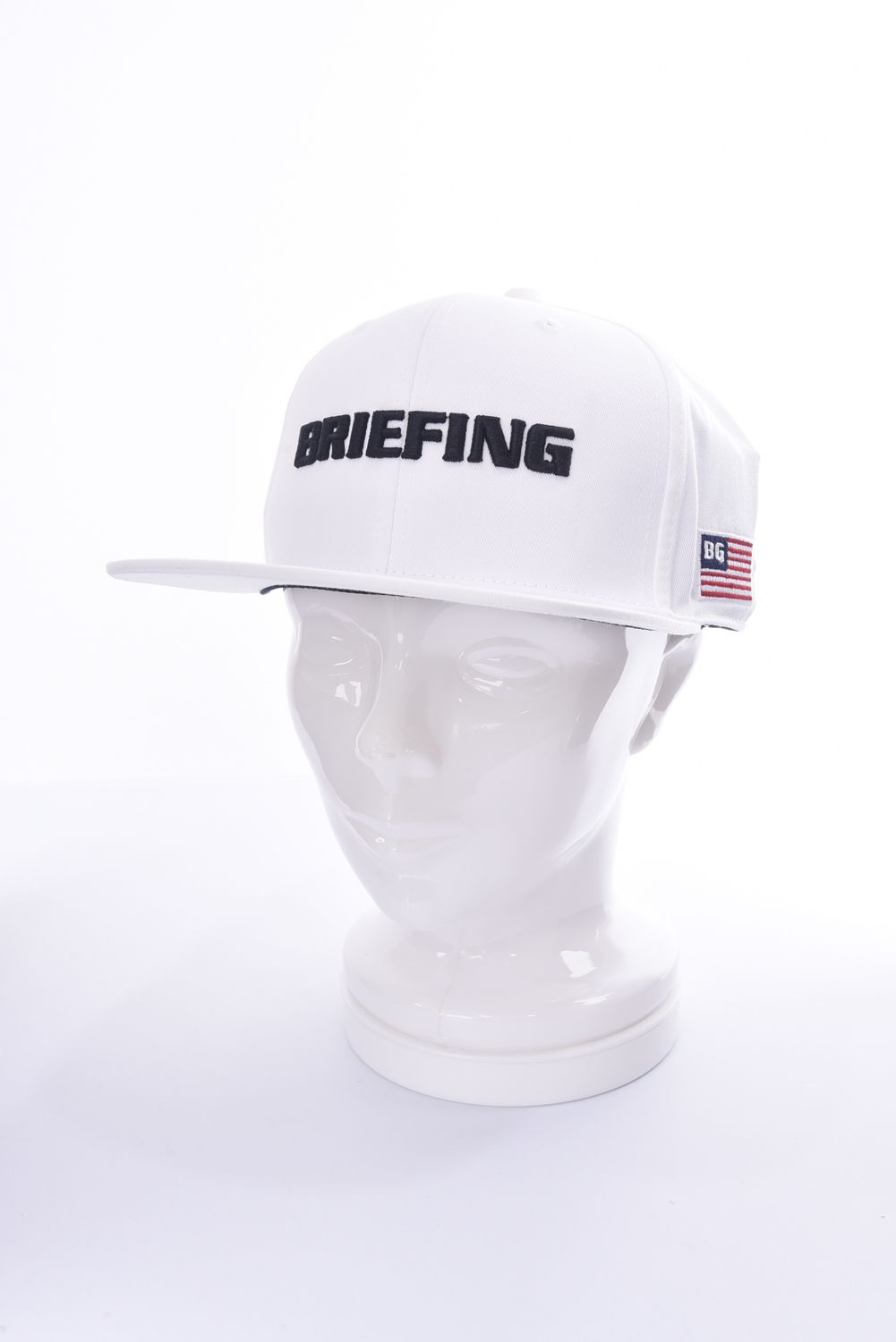 BRIEFING - MENS BASIC FLAT VISOR CAP / ブランドロゴ ベーシック