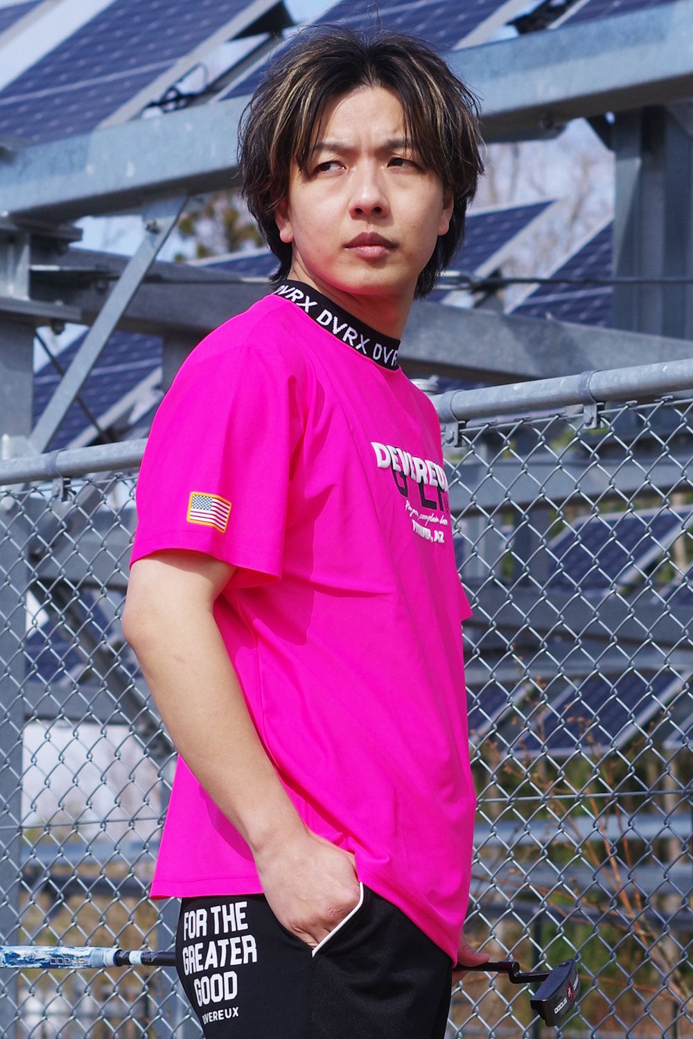 DEVEREUX GOLF - 【25SS】 DVRX RIB MOCK SKULL CADDIE TEE / 発泡ロゴ