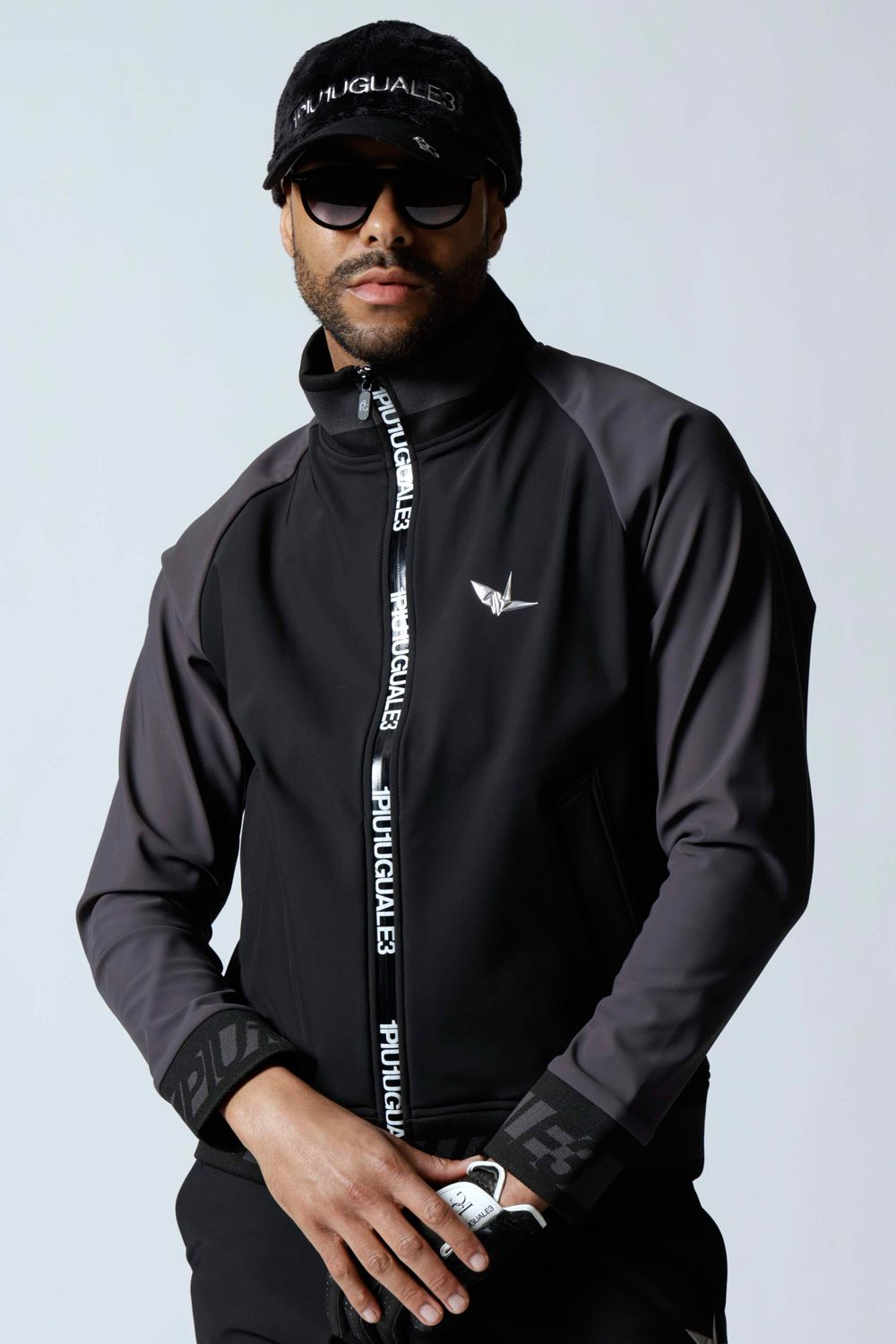 1PIU1UGUALE3 GOLF - 113 GOLF TRACK JACKET/ バイカラー ブランドロゴ