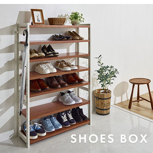シューズラック 7段 幅85cm 玄関収納 おしゃれ ぼん家具 SBX100803