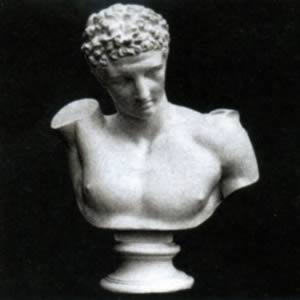 受注生産】ヘルメス胸像 82cm (岡石こう製) 【画材の通販は画材販売.jp】