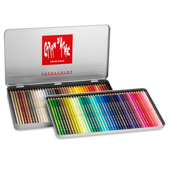 カランダッシュ 水彩色鉛筆 スプラカラーソフト 80色セット 【画材の