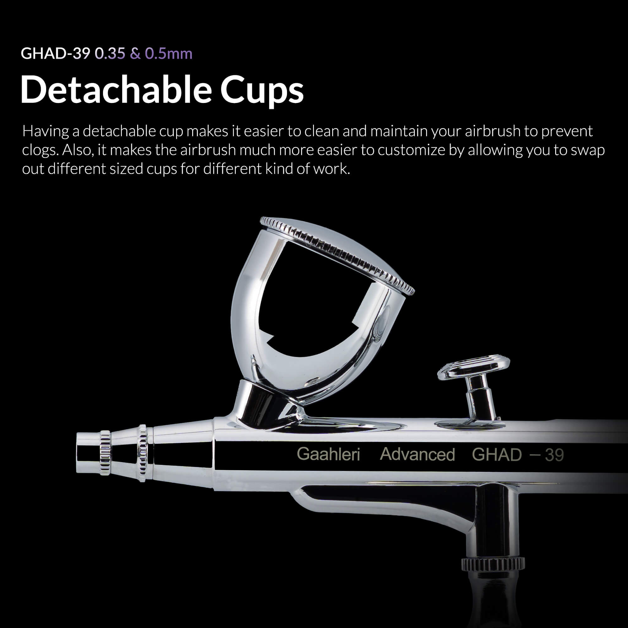 Gaahleri GHAD-39 Advanced Series Airbrush