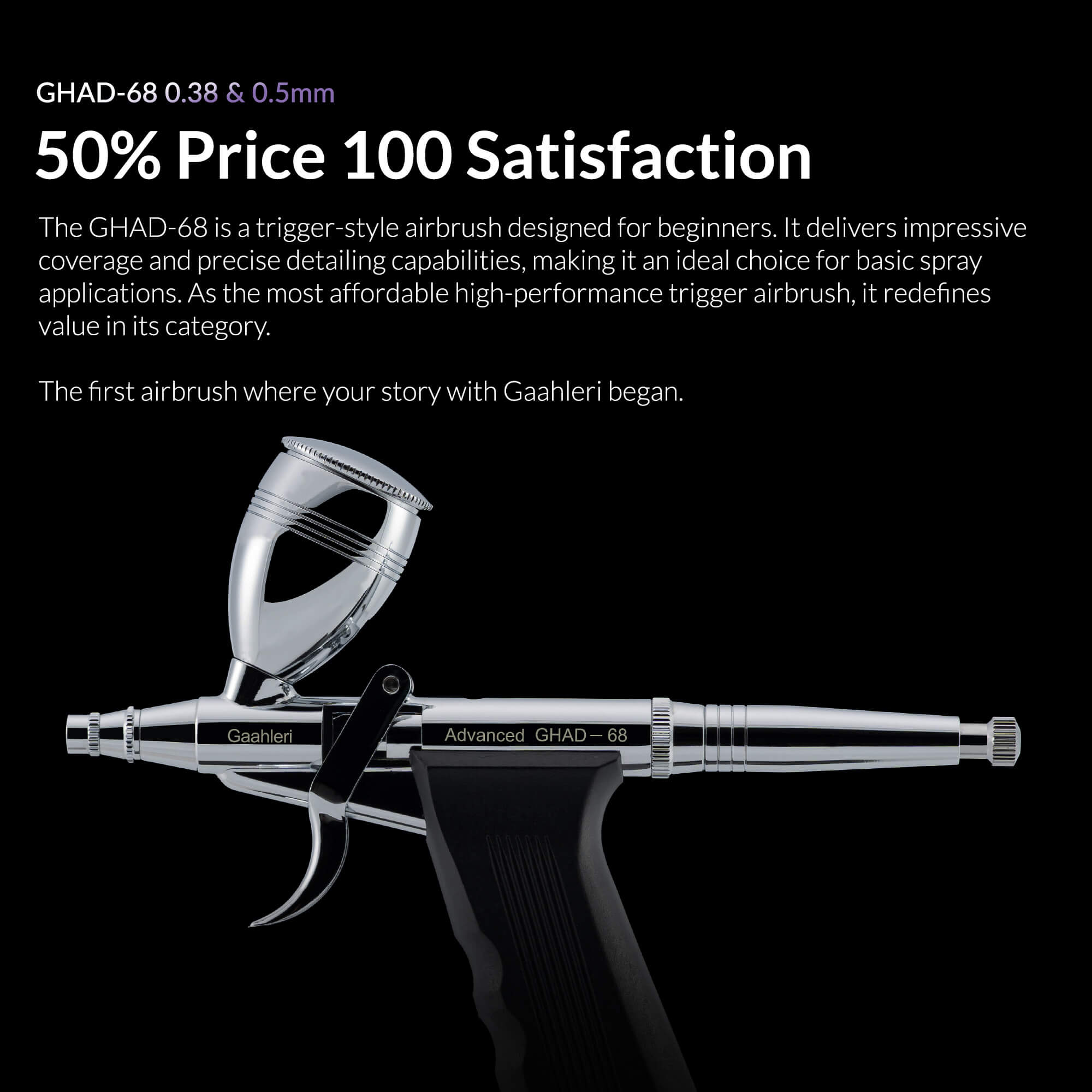 Gaahleri エアブラシ トリガータイプ/Y31615-O1 Gaahleri エアブラシ