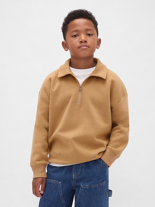 Kids VintageSoft Quarter-Zip Pullover | Gap