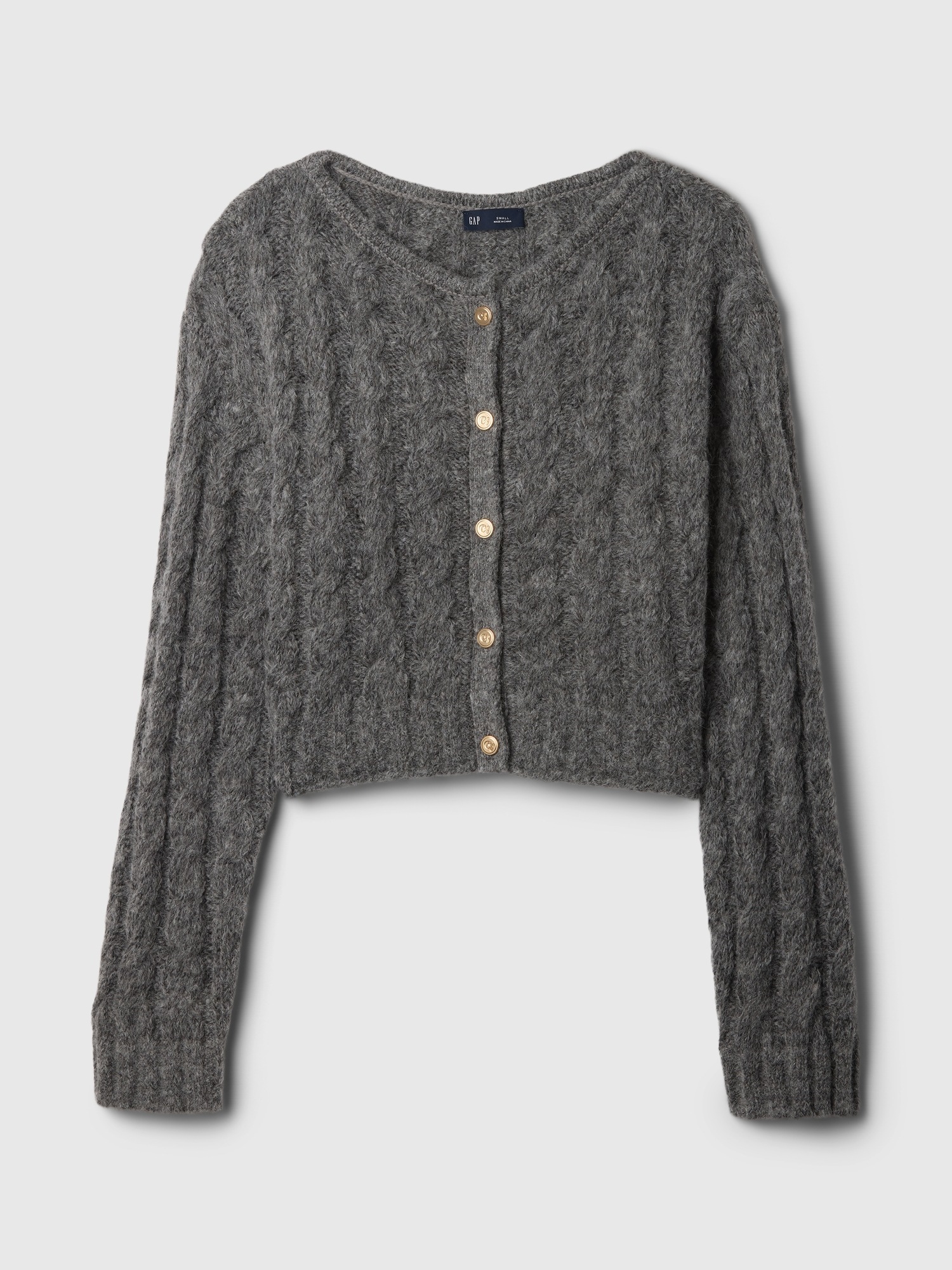 Gap × Cult Gaia Cropped Cable-Knit Cardigan at MarketFair Shoppes