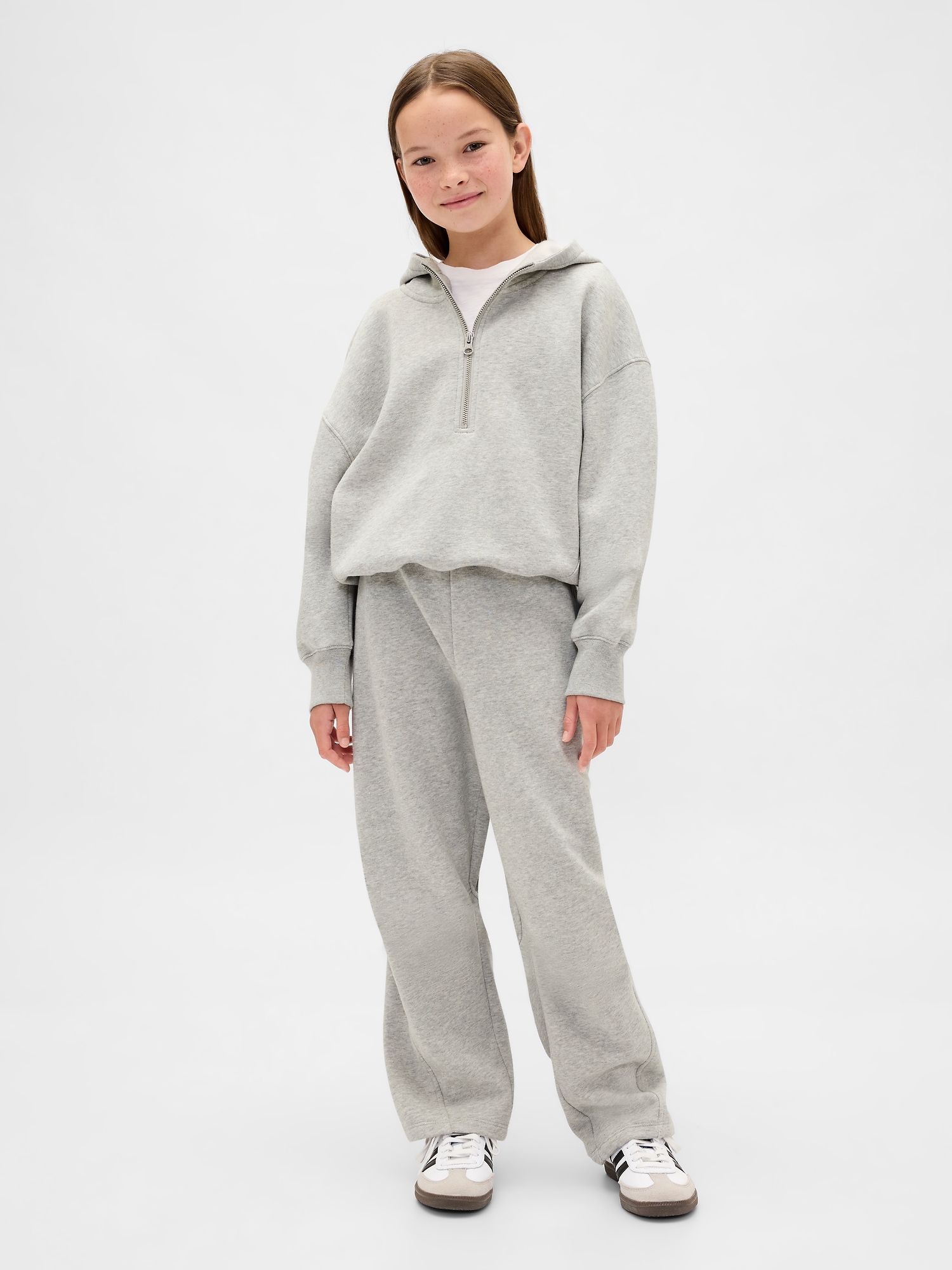 Kids VintageSoft Half-Zip Hoodie | Gap