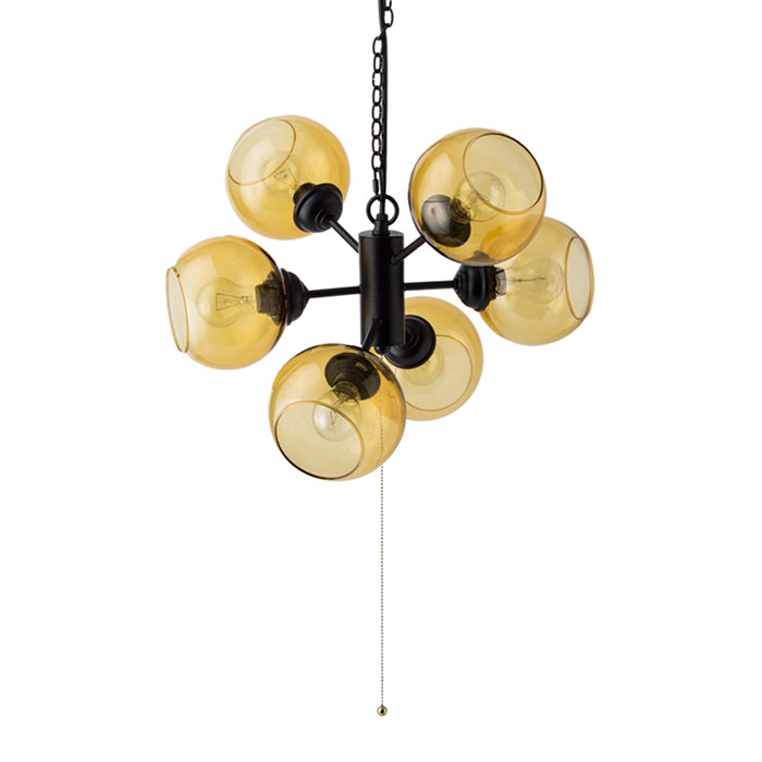 AMBER MOON-6 シャンデリアペンダントライト｜照明のライティング