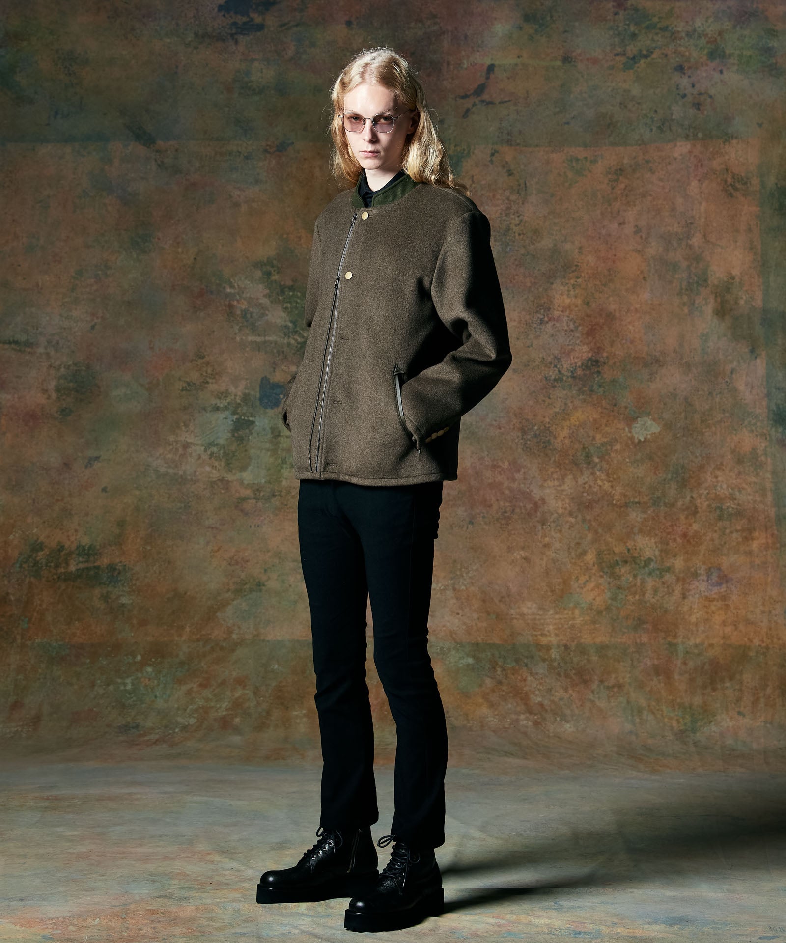 GB0424/JKT01 : Melton Napoleon Blouson / メルトンナポレオン