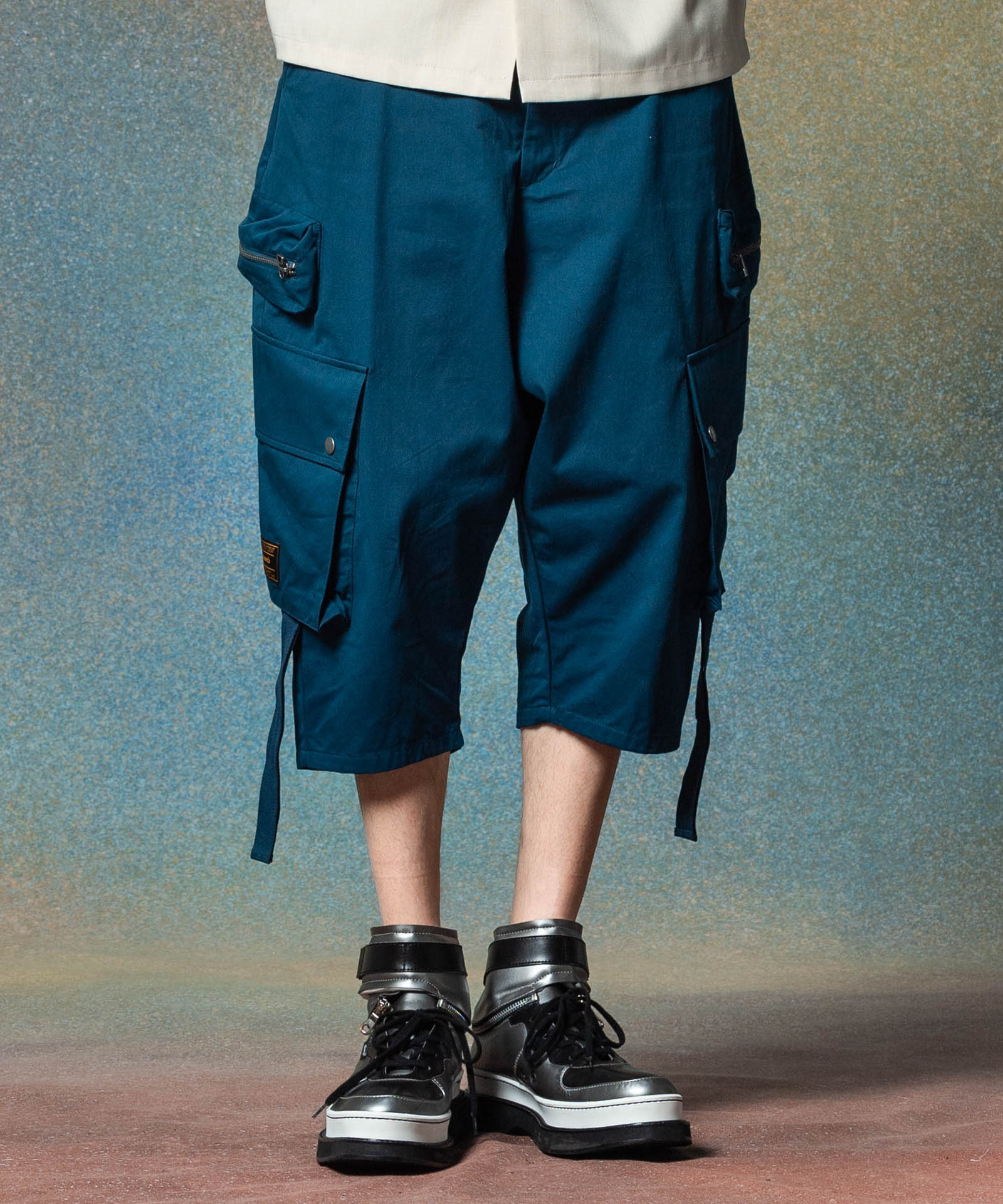 GB0225/P13 : Deformed Cropped Sarrouel Pants / デフォーム
