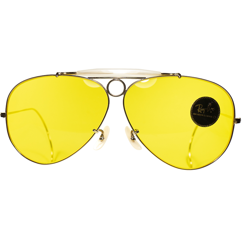 GIG LAMPS 1950s-1960s B&L RAYBAN SHOOTER 1/10 12KGF size 62/8 with