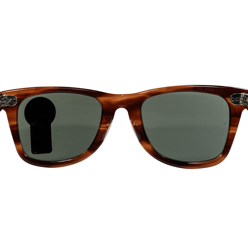 GIG LAMPS 1980s B&L RAYBAN WAYFARER 1 AMBER size50/22 with B&L G15