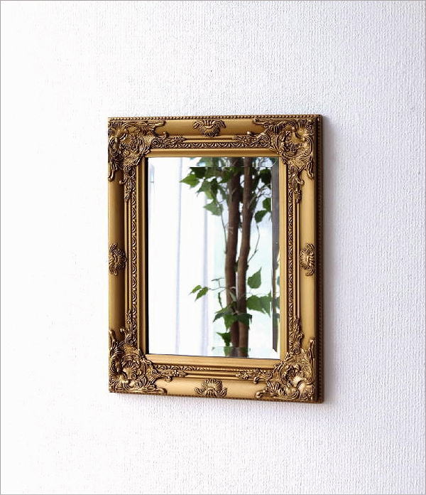 ウォールミラー 壁掛けミラー 鏡 おしゃれ 壁掛け クラシック