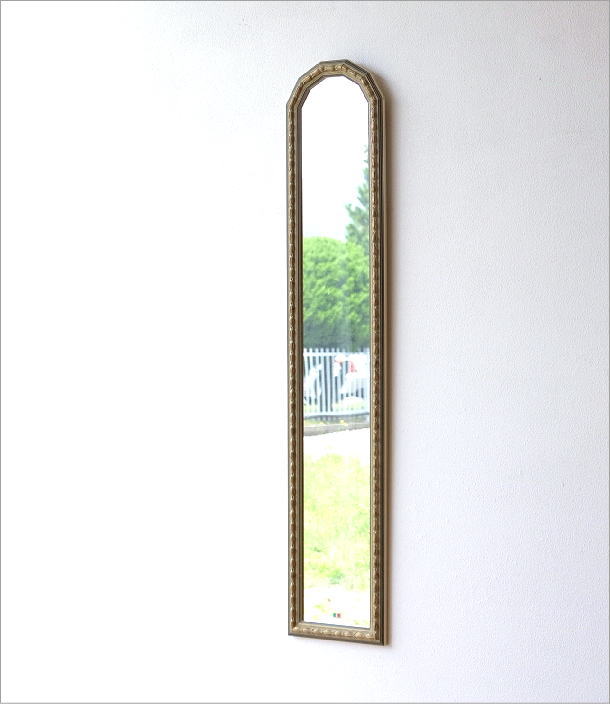 鏡 壁掛けミラー 玄関 おしゃれ イタリア製 ウォールミラー 縦長