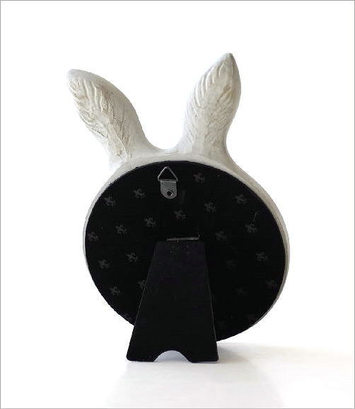 鏡 スタンドミラー 壁掛けミラー 卓上 うさぎ おしゃれ かわいい