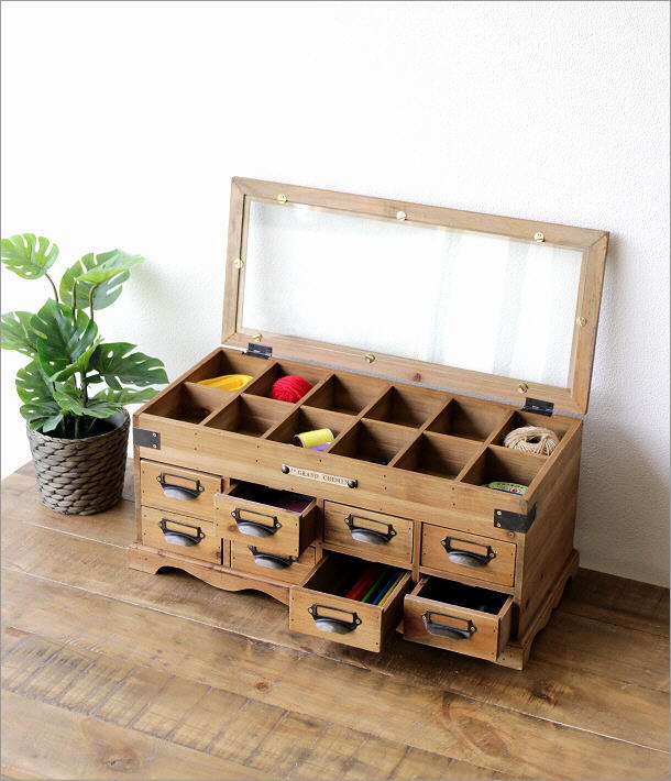 コレクションボックス 木製 おしゃれ ナチュラル アンティーク