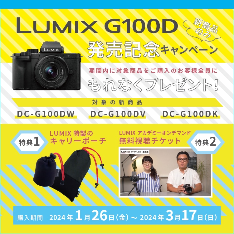 Panasonic(パナソニック) LUMIX G100D デジタル一眼カメラ 標準ズーム