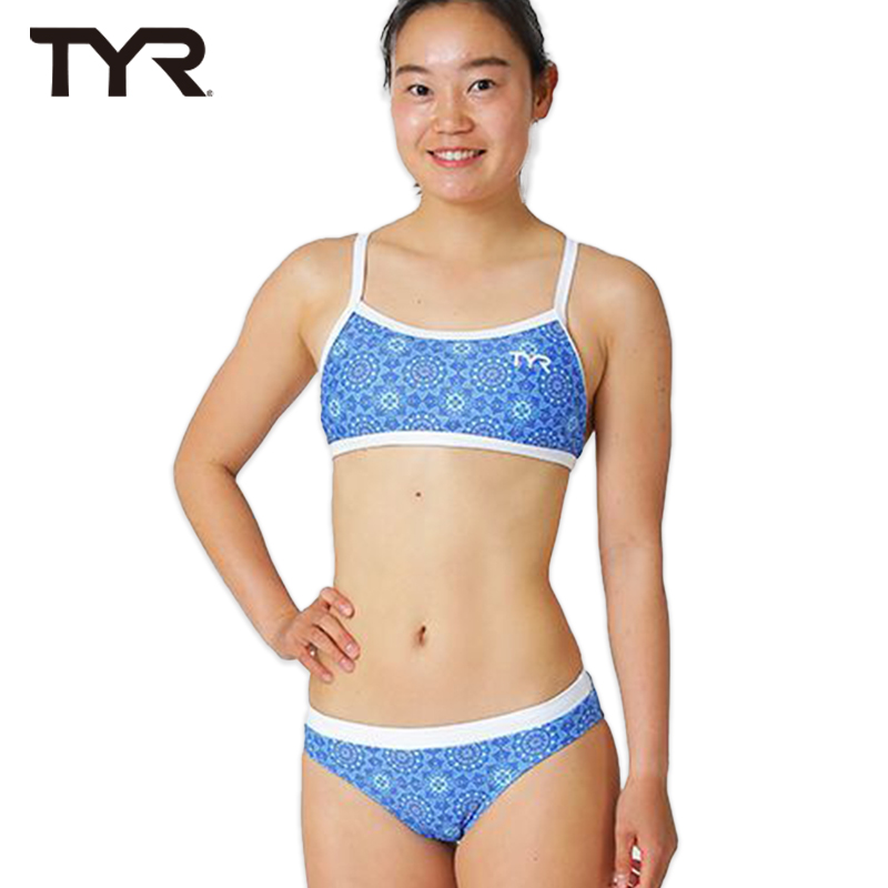 ボタニカルデザイン(ビキニ) TYR (ティア) × GUARD 競泳 水着 レディース