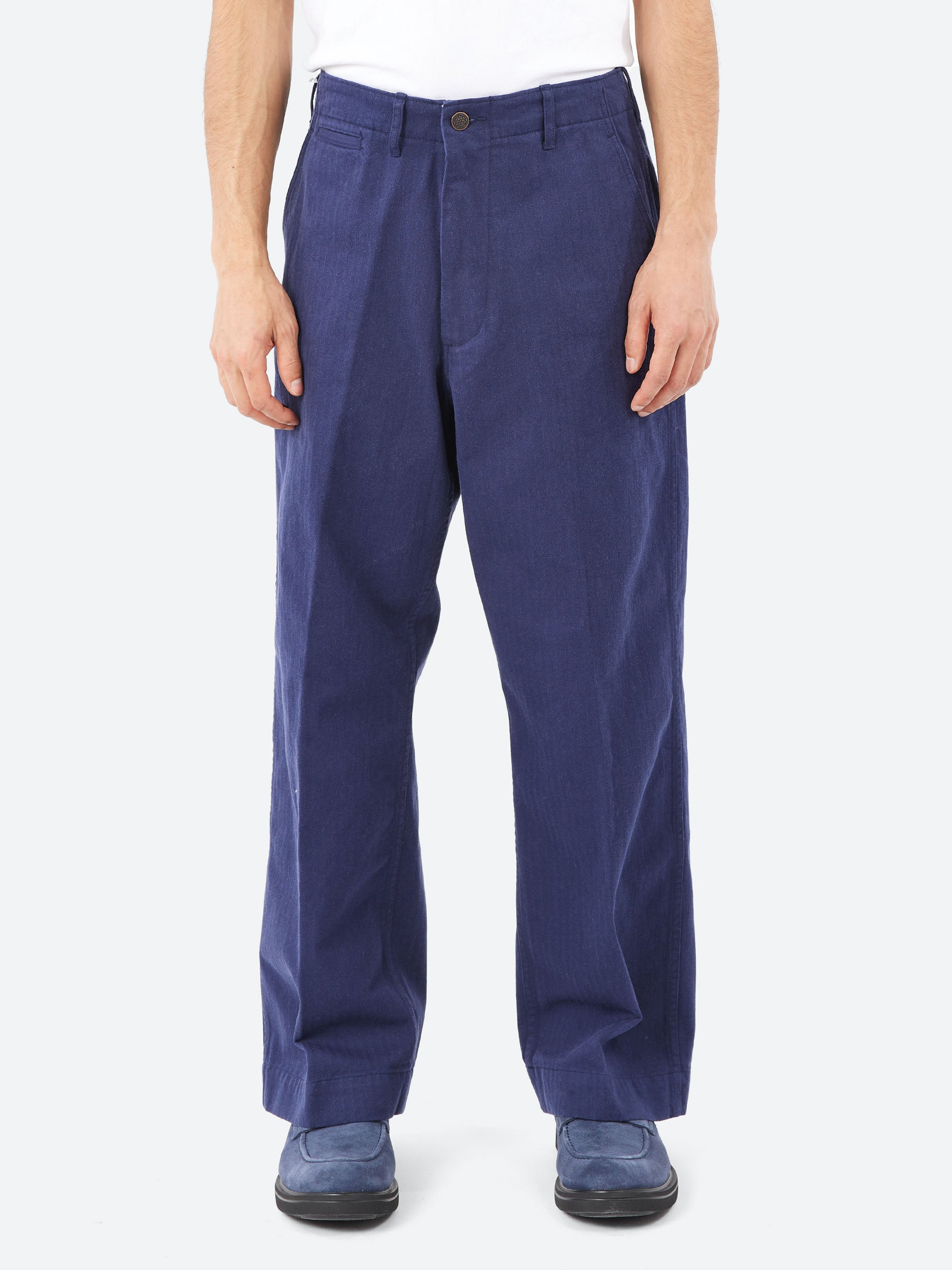 BEAMS PLUS - Mil Trousers in Navy – gravitypope