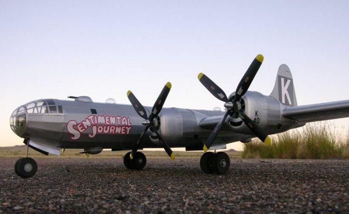 B-29 AIR WARRIOR EP R/C AIRPLANEDAR582 - B-29 Super Fortress LC 60