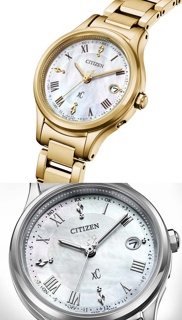 2025新作 シチズン クロスシー「hikari コレクション」から白蝶貝文字
