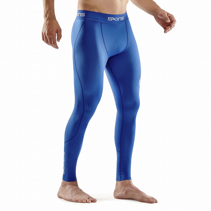 SKINS（スキンズ）SERIES-1 メンズロングタイツ ブルー(44 ブルー