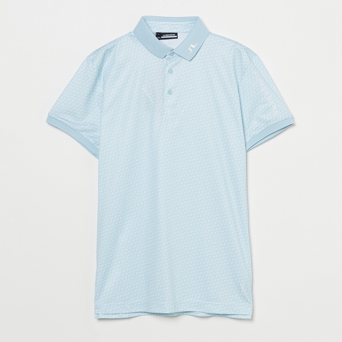 J.LINDEBERG（ジェイリンドバーグ）シーズナルプリント袖ロゴ刺繍半袖