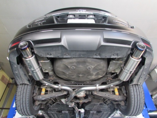 スバル レヴォーグ VMG HKS Hi-Power Spec L2 取り付け｜自動車