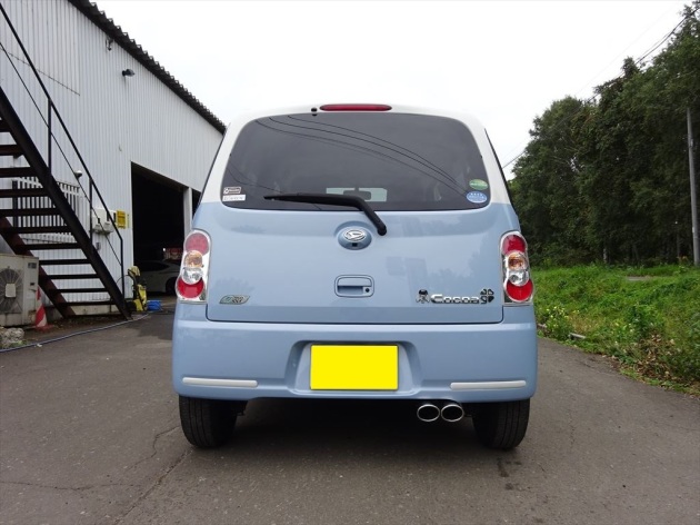 ミラ ココア L685S HKS LEGALマフラー取付しました！｜車の