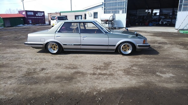 リム交換リバレルのフォーカスレーシング GX61クレスタへ装着画像