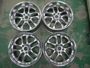 SSRエイグルミネルバ18インチのリフレッシュ再ハイパー塗装＆リム交換