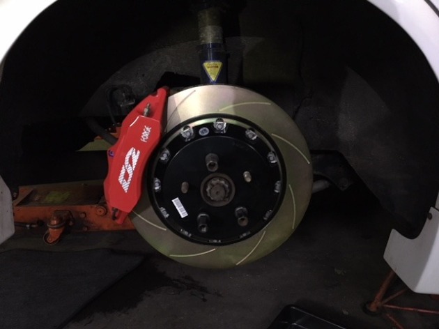 チェイサー JZX100 D2 JAPAN 4POT ブレーキキャリパーキット 取り付け