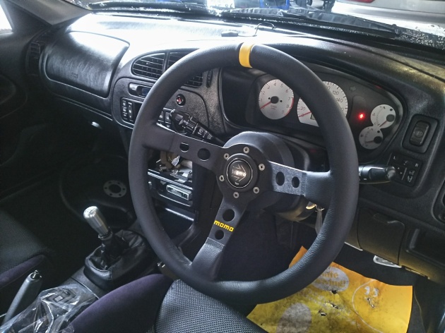 MOMO ステアリング ランサーエボリューション純正 ハンドル コルト FTO