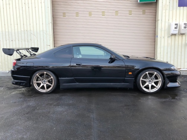 シルビア スペックR S15 ワイドボディー T518Zタービン 入庫