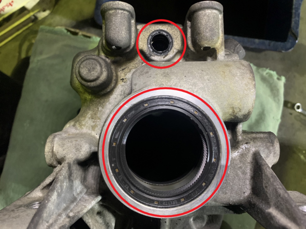 スープラ JZA80 ファイナルギア交換＆ゲトラグオイル漏れ修理